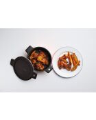 Plato de aluminio para microondas - 20x26x9 cm