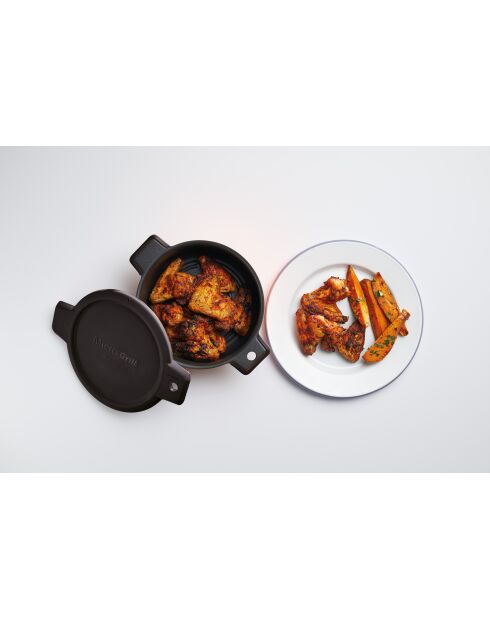 Plato de aluminio para microondas - 20x26x9 cm