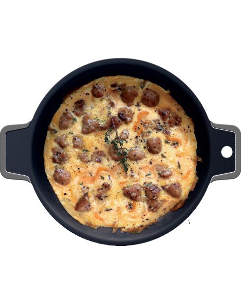 Plato de aluminio para microondas - 20x26x9 cm