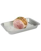 Plat à rôtir antiadhésif argenté - 41 cmx28,5 cm - 41x28x5 cm