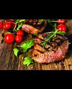 Plancha Deluxe de hierro fundido gris - 45,5x23x2 cm