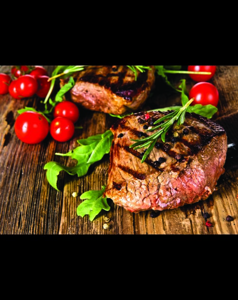 Plancha Deluxe de hierro fundido gris - 45,5x23x2 cm