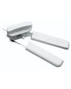 Ouvre-boîte robuste blanc - 5.3x5.4x 18.4 cm