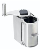 World of Flavours Italiaanse parmezaanse rasp zilver - 5x10,5x15 cm