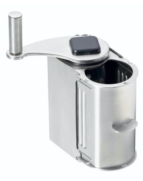 Rallador de parmesano italiano World of Flavours, plateado, 5 x 10,5 x 15 cm