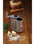 World of Flavours Italiaanse parmezaanse rasp zilver - 5x10,5x15 cm