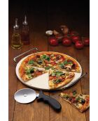 Ensemble de pierres à pizza italiennes « World of Flavours », blanches – 33x34,5x4,5 cm