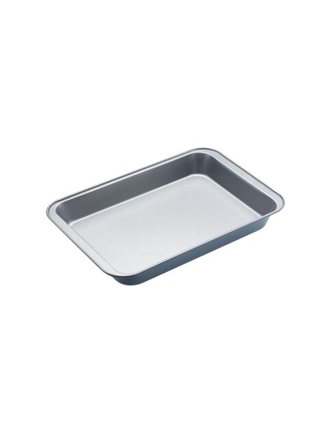 Plat à rôtir antiadhésif gris 37,5 cmx25 cm - 37.5x25x4.5 cm