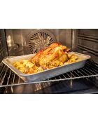 Plat à rôtir antiadhésif gris 37,5 cmx25 cm - 37.5x25x4.5 cm