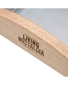 Houten schep en tafelborstel - 16x11x4 cm