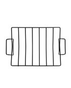 Grille de rôtissage antiadhésive gris - 32.1x21.8x9.8 cm