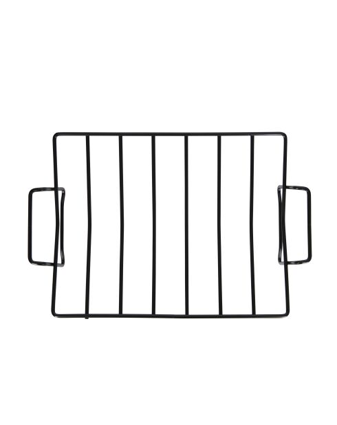 Grille de rôtissage antiadhésive gris - 32.1x21.8x9.8 cm