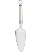 Professionele ovale zilveren taartschep van roestvrij staal - 26x5,7x2,7 cm