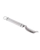 Pelapatate professionale girevole con manico ovale argentato - 21,3x1,7x2,7 cm