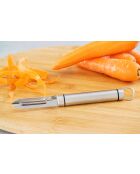 Pelapatate ovale professionale per argento - 19,5x1,8x1,2 cm