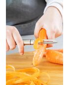 Pelapatate ovale professionale per argento - 19,5x1,8x1,2 cm