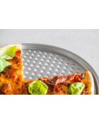 Plaque croustillante antiadhésive gris - 33x33x1.2 cm