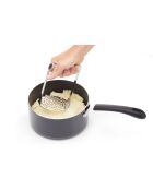 Presse-purée argenté - 8.5x11.2x16 cm