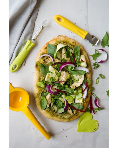 Presse-citron en jaune - 22.5x7.5x5 cm