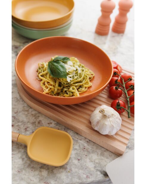 4 ciotole per pasta multicolori - 21,5x21,5x10,2 cm
