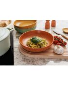 4 ciotole per pasta multicolori - 21,5x21,5x10,2 cm