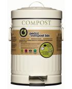 Contenedor de abono con pedal - 21,5 x 17,5 x 27 cm