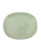 Piatto da portata verde Big Love Feast - 41x33x4 cm