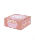 Big Love Beautiful Siebschale mit rohen rosafarbenen Beeren, 20 x 20 x 7,2 cm