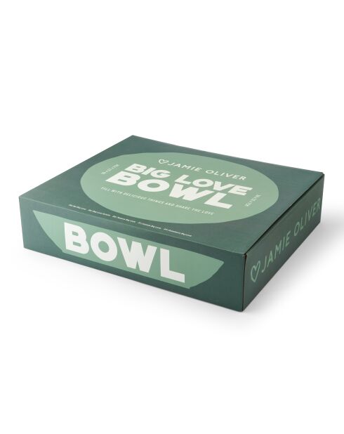 Ciotola Big love verde - 39x32x7 cm