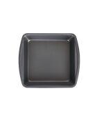 Moule à gâteau carré antiadhésif , gris - 24.5x21.9x4.7 cm