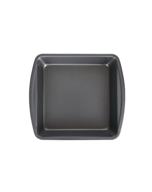 Moule à gâteau carré antiadhésif , gris - 24.5x21.9x4.7 cm