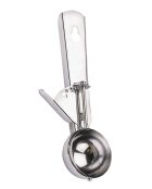 Paletta per gelato primaverile con ciotola extra profonda e leva argentata a sgancio rapido - 21x7,5x3,5 cm