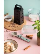 Paletta per gelato primaverile con ciotola extra profonda e leva argentata a sgancio rapido - 21x7,5x3,5 cm