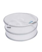 Faltbarer Lebensmitteldeckel, Mesh-Lebensmittelschutz, weiß, 31x15 cm