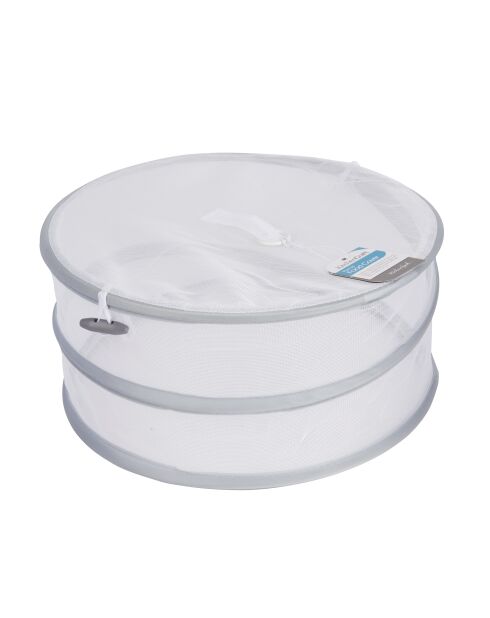 Faltbarer Lebensmitteldeckel, Mesh-Lebensmittelschutz, weiß, 31x15 cm