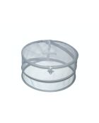 Faltbarer Lebensmitteldeckel, Mesh-Lebensmittelschutz, weiß, 31x15 cm