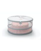 Faltbarer Lebensmitteldeckel, Mesh-Lebensmittelschutz, weiß, 31x15 cm