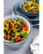 Essoreuse à salade miniature blanche - 20.5x19.5x17 cm