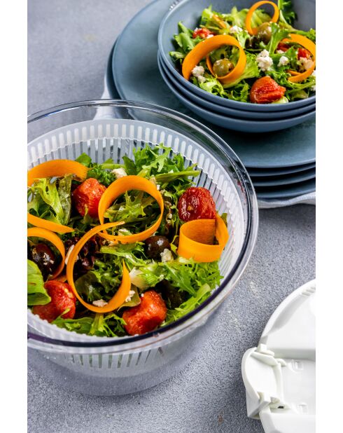 Miniatuur witte slacentrifuge - 20,5x19,5x17 cm