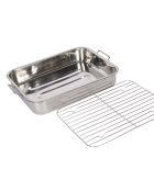 Zilveren braadpan - 28,4 x 37,1x6,5 cm