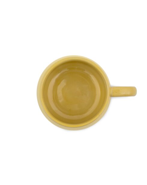 Tasse Big Love Cosy Cuppa Jaune - 13x10x7 cm