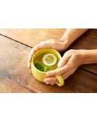 Tasse Big Love Cosy Cuppa Jaune - 13x10x7 cm