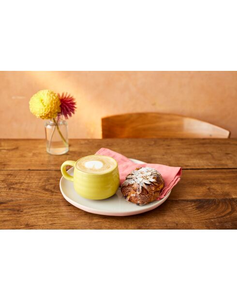 Tasse Big Love Cosy Cuppa Jaune - 13x10x7 cm