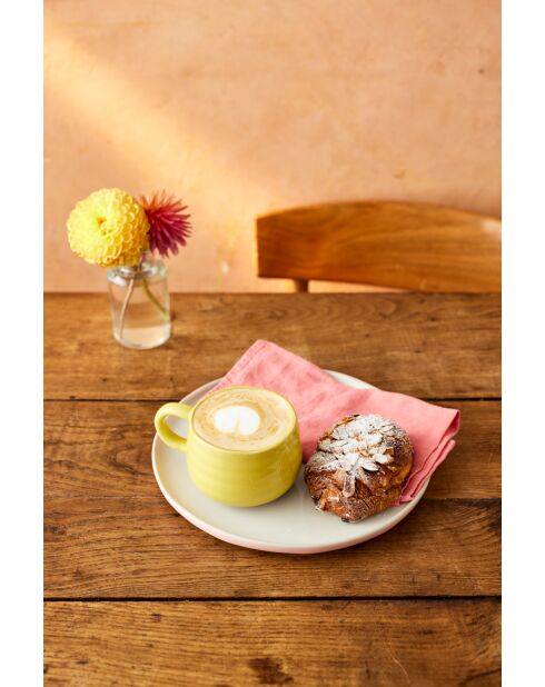 Tasse Big Love Cosy Cuppa Jaune - 13x10x7 cm