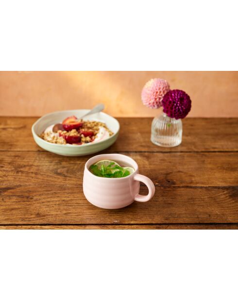 Tasse Big Love Cosy Cuppa rose - 13x10x7 cm