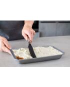 Teglia antiaderente, grigia, 31,5x20 cm - 20,1x31,4x 3,5 cm