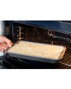 Teglia antiaderente, grigia, 31,5x20 cm - 20,1x31,4x 3,5 cm