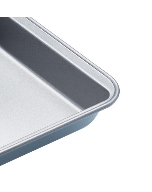 Teglia antiaderente, grigia, 31,5x20 cm - 20,1x31,4x 3,5 cm