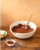 Big Love riesige Rührschüssel, beigefarbener Ausguss, 28,5 x 27,5 x 11 cm