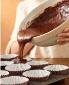 Big Love riesige Rührschüssel, beigefarbener Ausguss, 28,5 x 27,5 x 11 cm